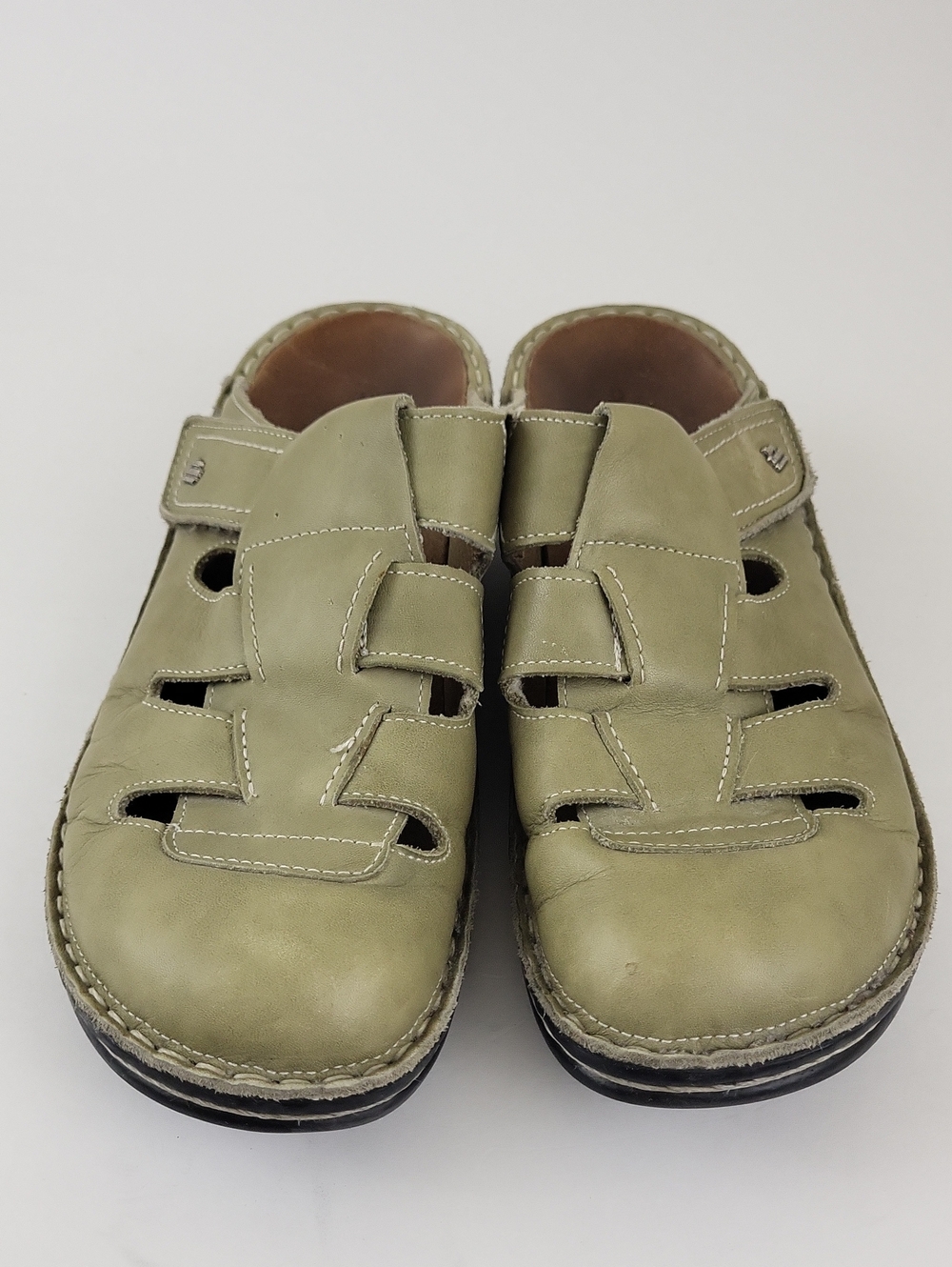 Finn Comfort Sandals EU Size 38 Casual Comfort Slip On Mule Clogs Leather - Picture 2 of 10
